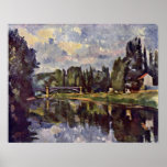 Paul Cezanne - Marne-shore Poster