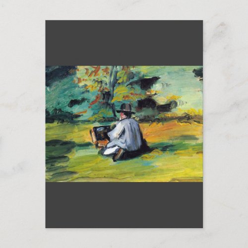 Paul Cezanne - Painter at Work Post Card
