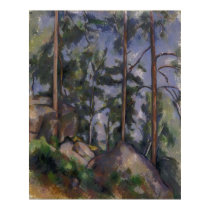 Paul Cézanne - Pines and Rocks posters