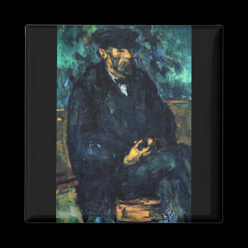 Paul Cezanne - Portrait of Vallier Fridge Magnet