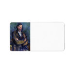 Paul Cezanne - Self Portrait Address Label