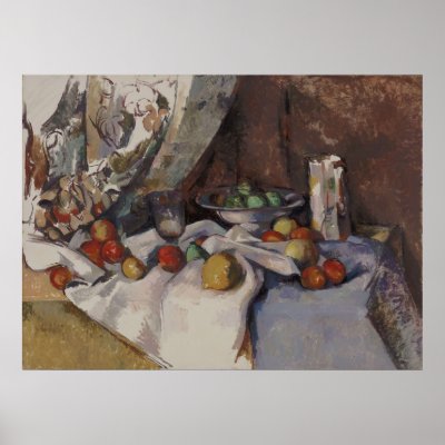 Paul C&#233;zanne - Still Life with Apples Print by xiornikcmyk