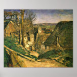 Paul Cezanne - The house of the hanged man Posters