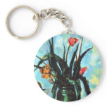Paul Cezanne - Vase of Tulips keychains