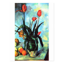 Paul Cezanne - Vase of Tulips Post Cards