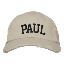 Paul Embroidered Hat embroidered hats by cityshirts Paul Embroidered Hat embroidered hats