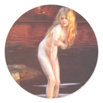 Paul Émile Chabas - Baigneuse (Bather) Sticker