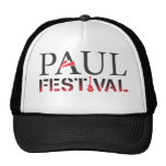 Paul Festival Black & White Trucker Hat hats