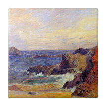 Paul Gauguin - costa rocosa Tejas Cerámicas