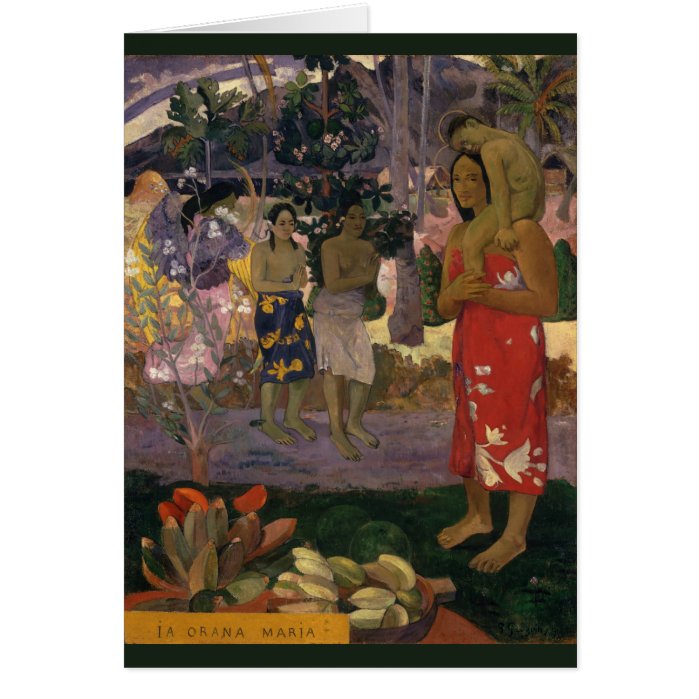 Paul Gauguin Hail Mary 1891 CC0456 Card