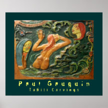 Paul Gauguin: Tahiti Carvings Posters
