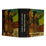 Paul Gauguin's Breton Girls (1889) Vinyl Binder