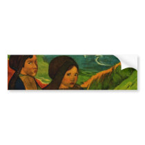 Paul Gauguin's Breton Girls (1889) bumper stickers