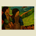 Paul Gauguin's Breton Girls (1889) cards