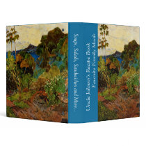 Paul Gauguin's Martinique Landscape (1887) 3 Ring Binder