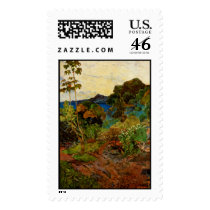 Paul Gauguin's Martinique Landscape (1887) Postage
