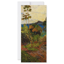 Paul Gauguin's Martinique Landscape (1887) Rack Card