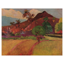 Paul Gauguin's Tahitian Landscape (1893) Flyer Design