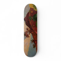 Paul Gauguin's Tahitian Landscape (1893) skateboards