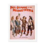 Paul Gilmore in The Musketeers Theatrical Postcard