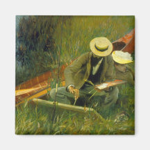 Paul Helieu by John Singer Sargent Magnets