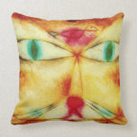 Paul Klee Cat and Bird Pillow