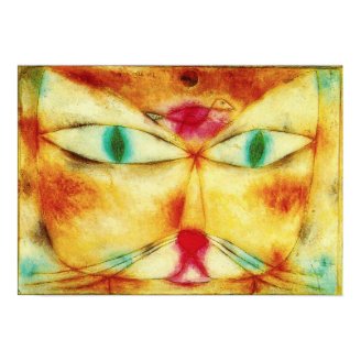 Paul Klee Cat and Bird Poster