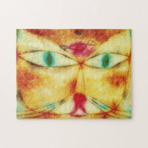 Paul Klee Cat and Bird Puzzle