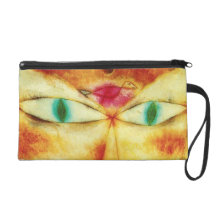 Paul Klee Cat and Bird Wristlet