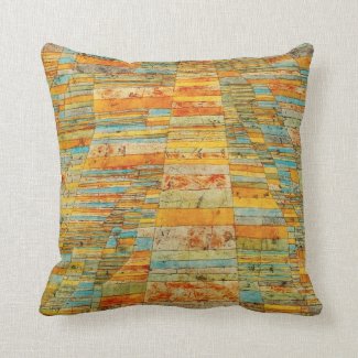 Paul Klee Highways and Byways Pillow