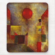 Paul Klee Red Balloon Mouse Pad