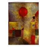 Paul Klee Red Balloon Note Card