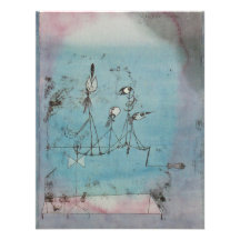 Paul Klee Twittering Machine Invitations