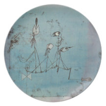 Paul Klee Twittering Machine Plate