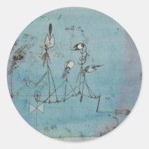 Paul Klee Twittering Machine Stickers