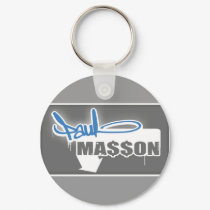 Paul Ma$$on  Logo Keychain