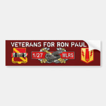 Paul MLRS FA 21Nov2011 2 Bumper Stickers