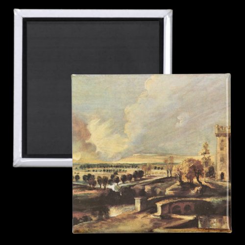 Paul Rubens - Landscape with the tower of the cast Refrigerator Magnets