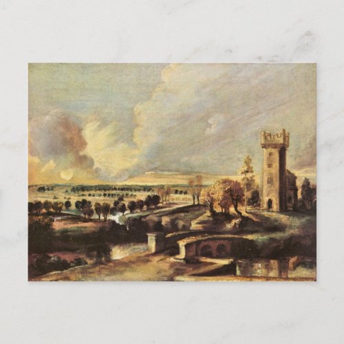 Paul Rubens - Landscape with the tower of the cast Postcards