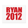 PAUL RYAN 2012 (Bold) Post Card