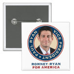 Paul Ryan 2012 Square Campaign Button