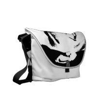 PAUL RYAN INK PATTERN COURIER BAGS