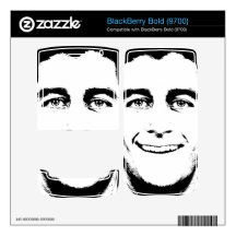 PAUL RYAN INK PATTERN SKIN FOR BlackBerry
