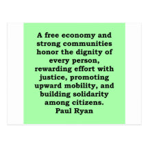 paul ryan quote post cards