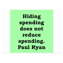 paul ryan quote postcards