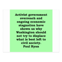 paul ryan quote postcards