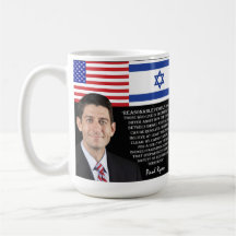 Paul Ryan Talks About Israel Coffee Mug