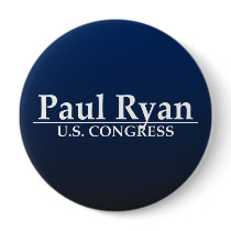 Paul Ryan U.S. Congress Pinback Buttons