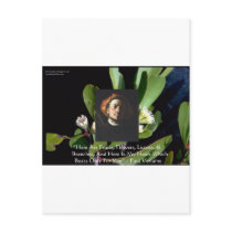 Paul Verlaine "Fruit/Flowers" Love Quote Gifts Etc postcards