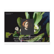 Paul Verlaine "Fruit/Flowers" Love Quote Gifts Etc postcards